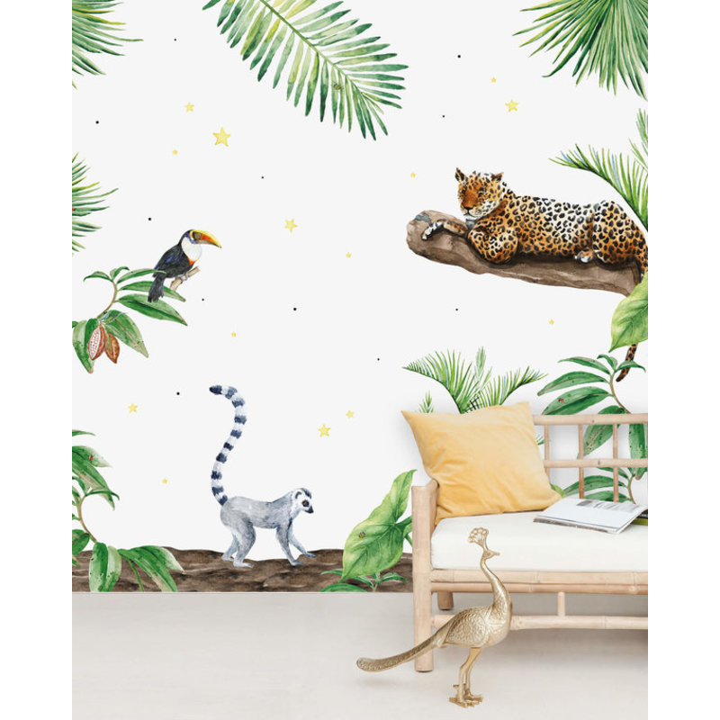 Creative Lab Amsterdam-collectie Jungle Tiger Wallpaper Mural