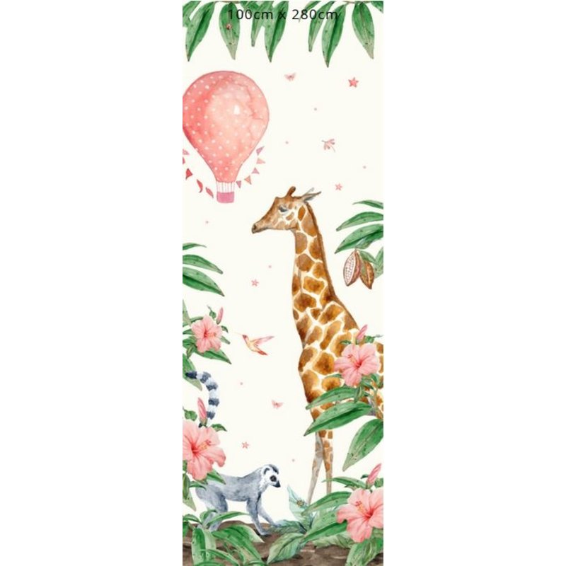 Creative Lab Amsterdam-collectie Giraffe behang Mural