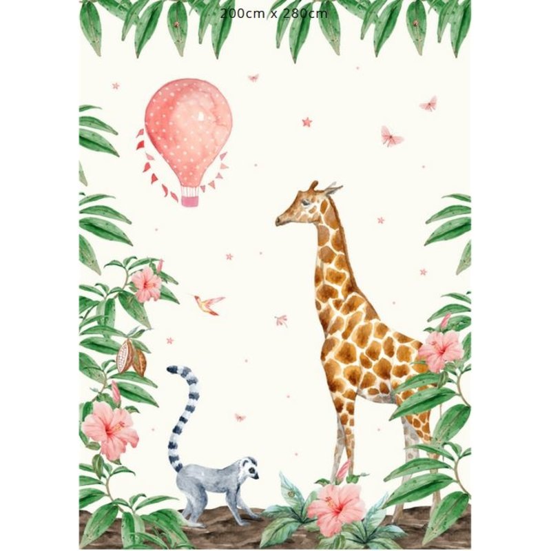 Creative Lab Amsterdam-collectie Giraffe Wallpaper Mural