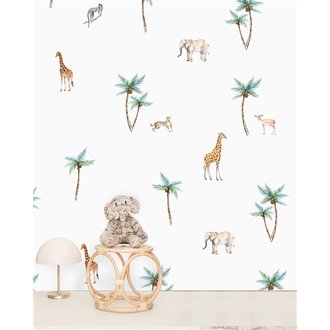 Creative Lab Amsterdam Savannah Palm Tree Wallpaper Mural