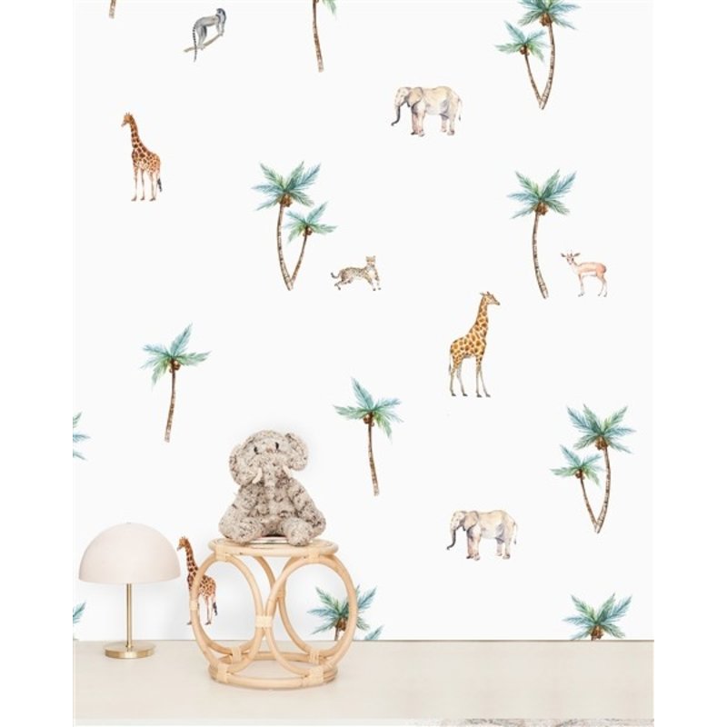 Creative Lab Amsterdam-collectie Savannah Palm Tree Wallpaper Mural