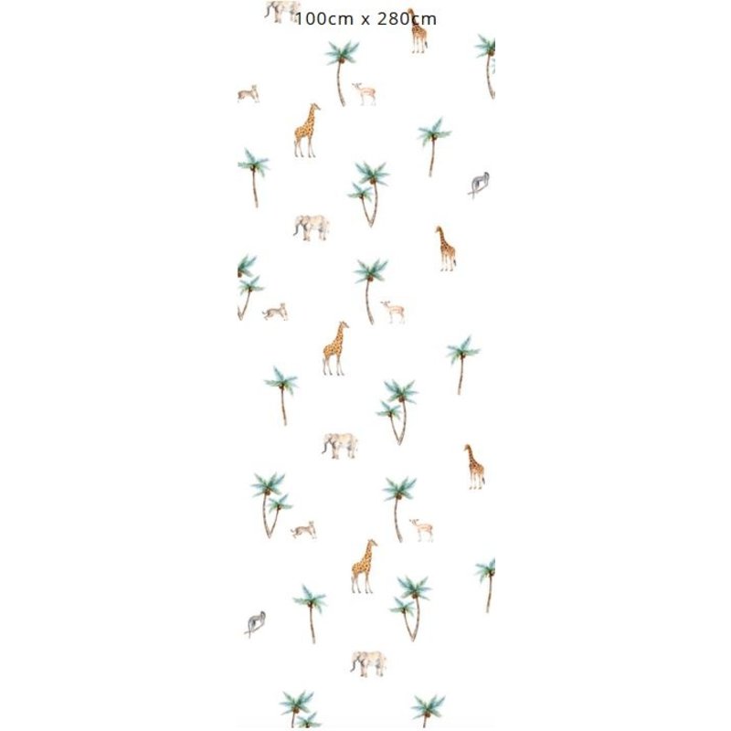 Creative Lab Amsterdam-collectie Savannah Palm Tree Wallpaper Mural