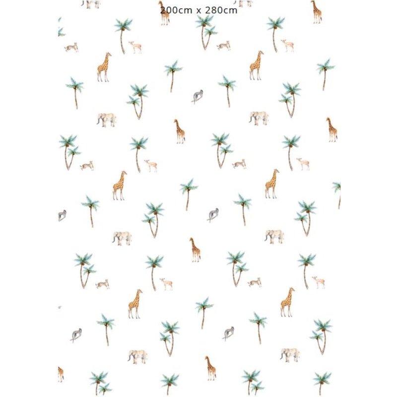 Creative Lab Amsterdam-collectie Savannah Palm Tree Wallpaper Mural