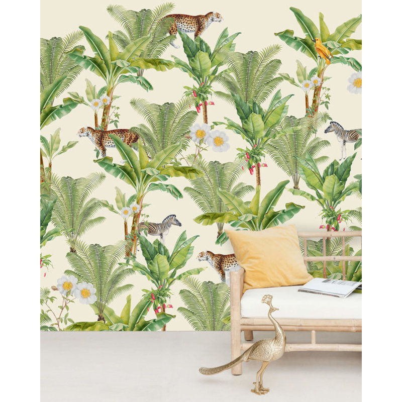 Creative Lab Amsterdam-collectie Flower Garden behang Mural