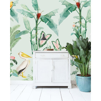 Creative Lab Amsterdam Pelican Wallpaper Mural