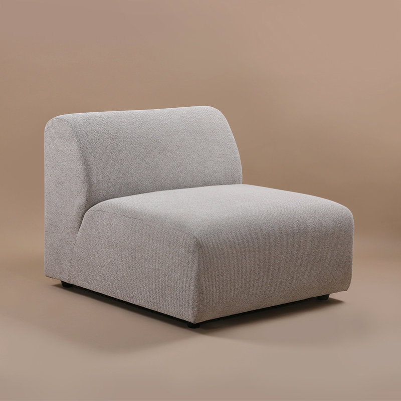 HKLIVING-collectie Jax bank midden element sneak lichtgrijs