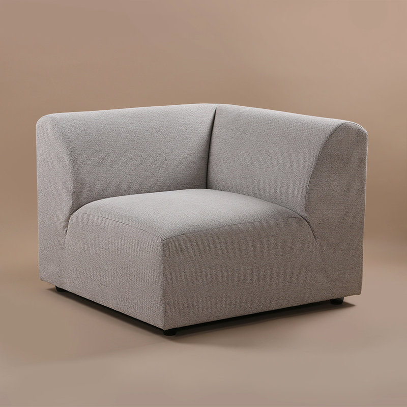 HKliving-collectie jax couch: element left, sneak, light grey