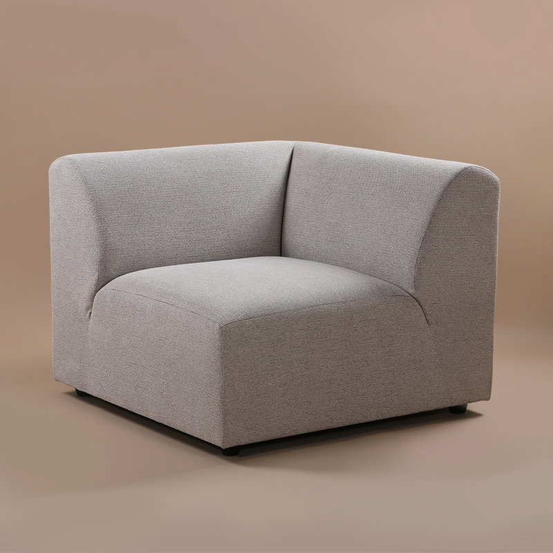 HKliving-collectie jax couch: element right, sneak, light grey