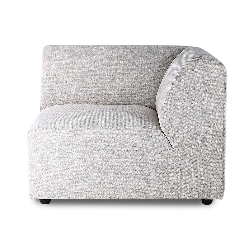 HKliving-collectie jax couch: element right, sneak, light grey