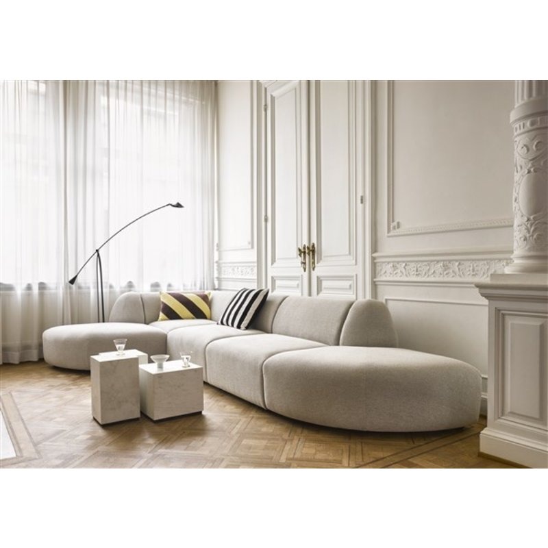 HKLIVING-collectie Jax bank element angle sneak lichtgrijs