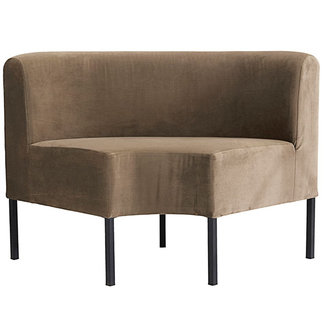 House Doctor Sofa, Corner seater, Sand, Seat height: 48 cm