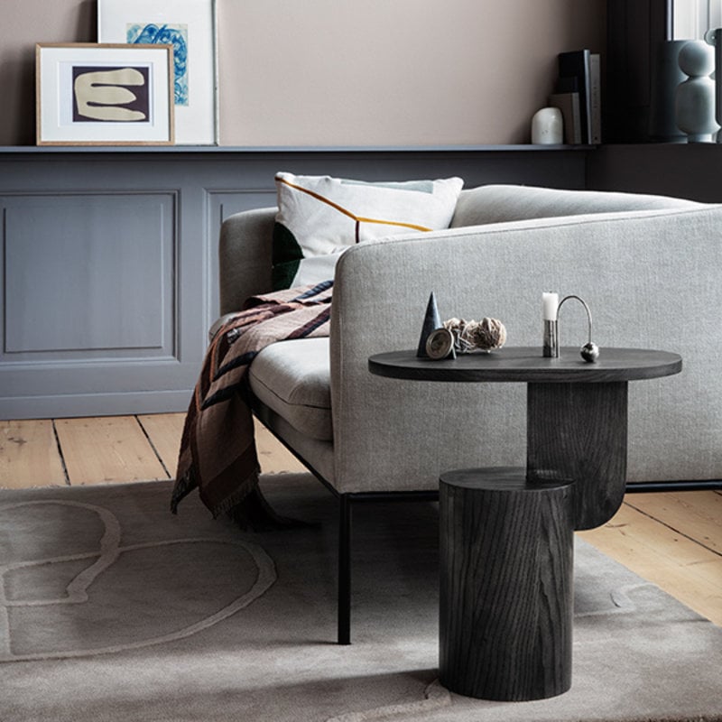 ferm LIVING-collectie Insert Side Table - Black stained