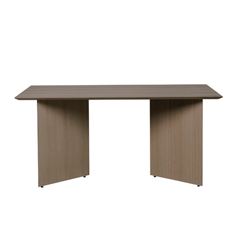 ferm LIVING-collectie Mingle tafelblad Donker gebrand eiken 160 cm