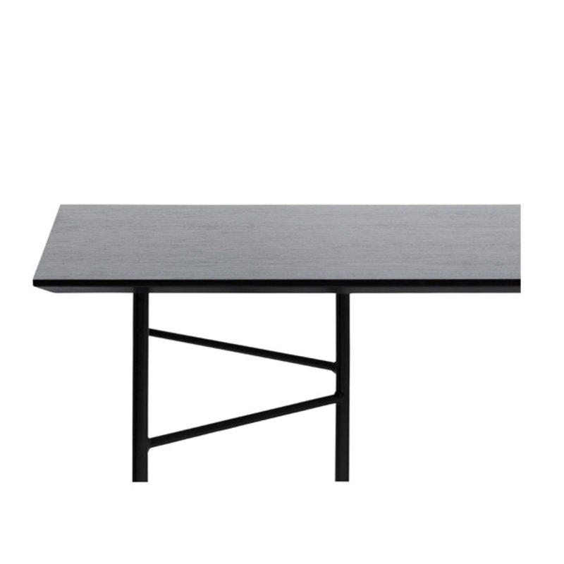 ferm LIVING-collectie Mingle Table Top 210 cm - Veneer - Black