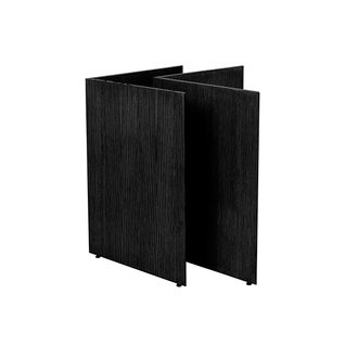 ferm LIVING Mingle Wooden Table Legs W68 - Black Veneer
