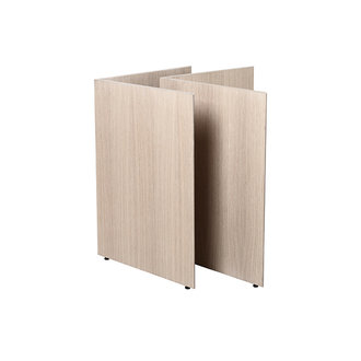 ferm LIVING Mingle Wooden Table Legs W68 - Natural Oak veneer