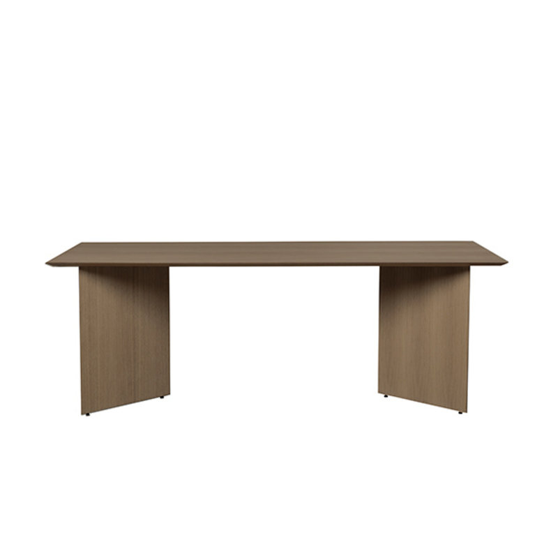 ferm LIVING-collectie Mingle tafelblad Donker gebrand eiken 210 cm