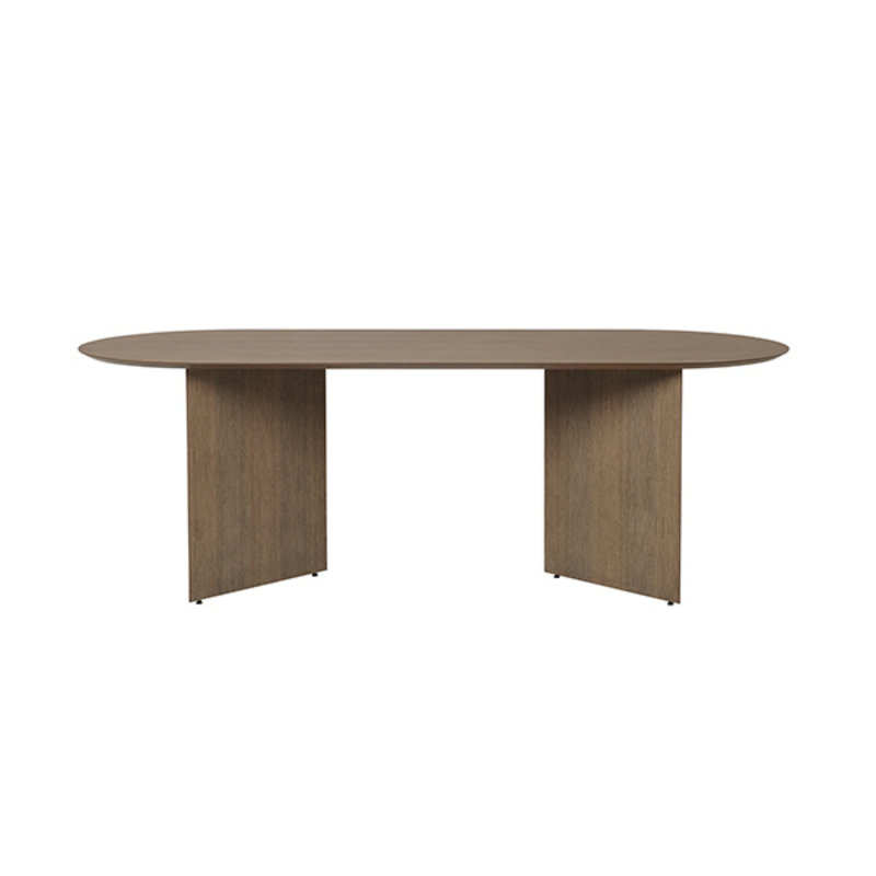 ferm LIVING-collectie Mingle Table Top Oval 220 cm - Dark Stain oak