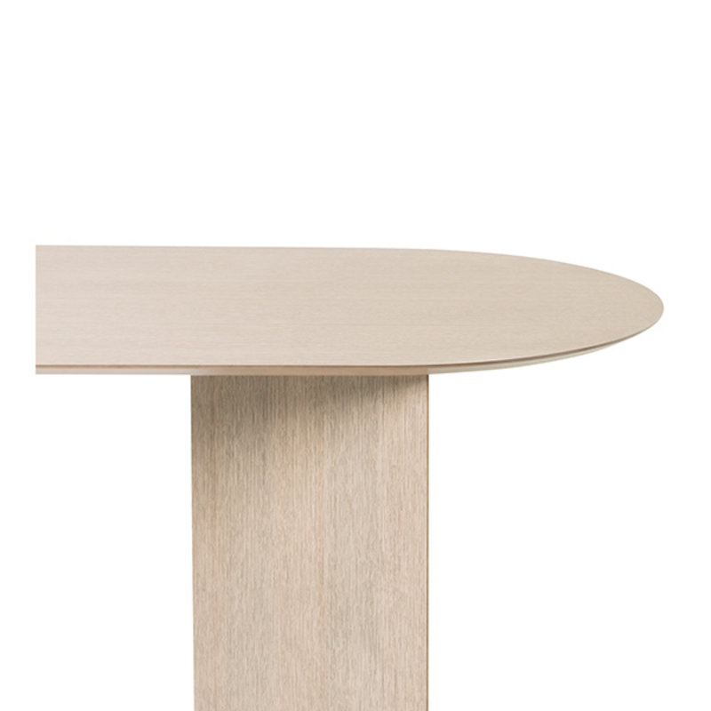 ferm LIVING-collectie Mingle Table Top Oval 220 cm - Natural Oak veneer