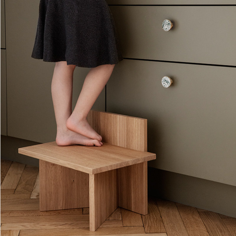 ferm LIVING-collectie Kruk Oblique Oak