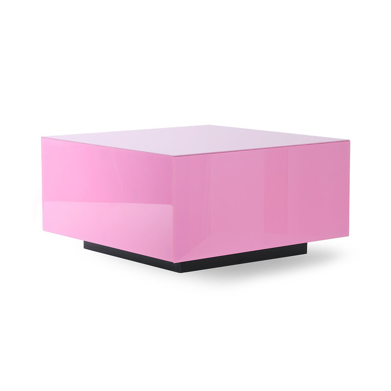 HKliving-collectie mirror block table pink L