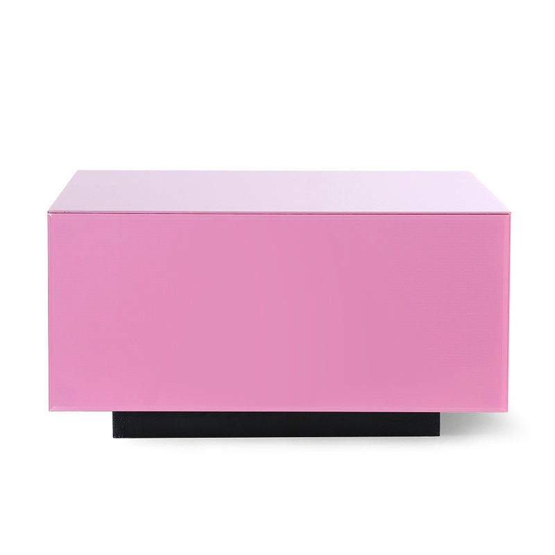 HKliving-collectie mirror block table pink L