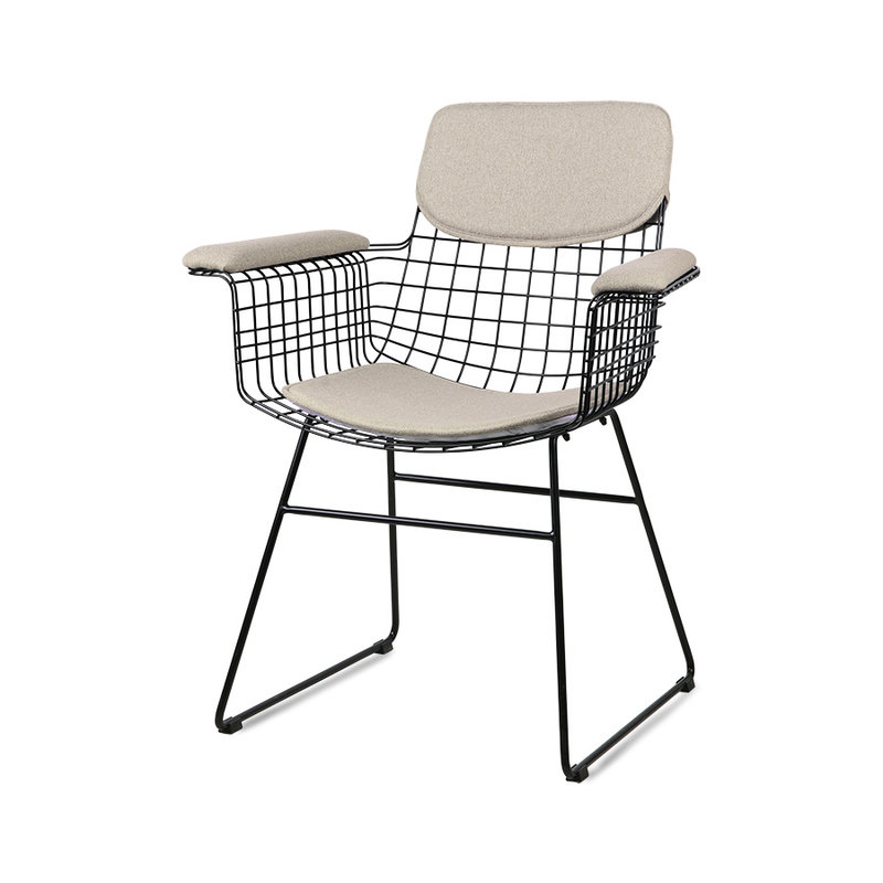 HKliving-collectie wire armchair comfort kit sand