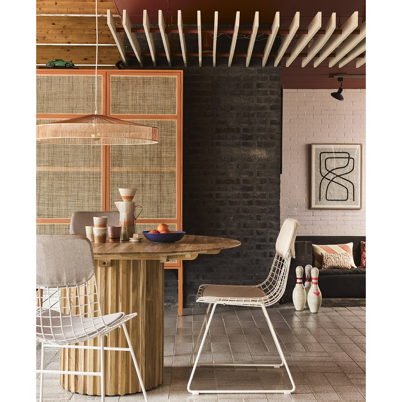 HKliving-collectie pendant rope lamp terra shades