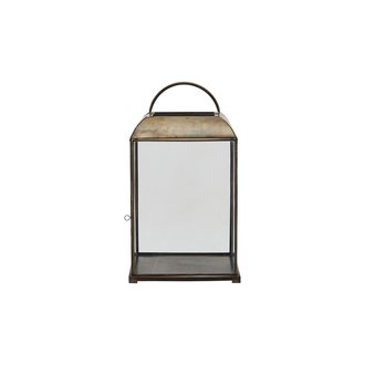House Doctor Lantern Mandurai, Antique brass, L: 33 cm, B: 33 cm, H: 57 cm