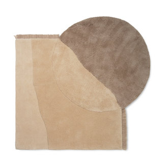 ferm LIVING View Tufted Rug - Beige ferm LIVING View Tufted Rug - Beige