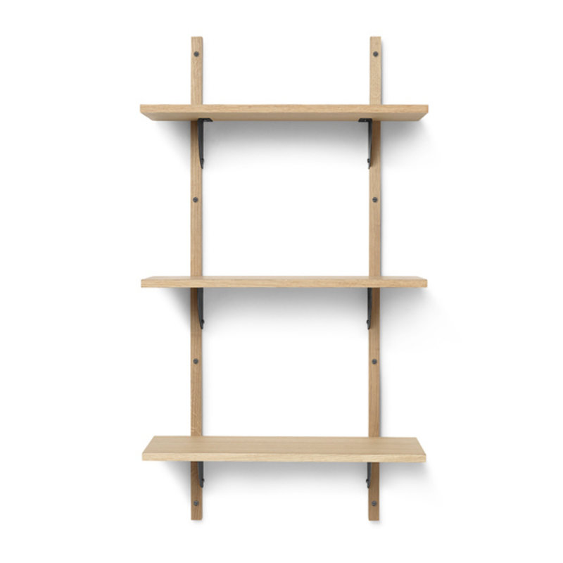 ferm LIVING-collectie Sector T/N - Oak - Black Brass