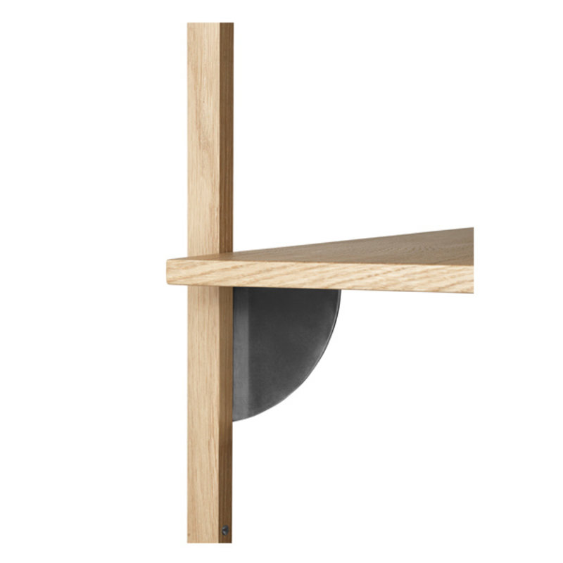 ferm LIVING-collectie Sector T/N - Oak - Black Brass