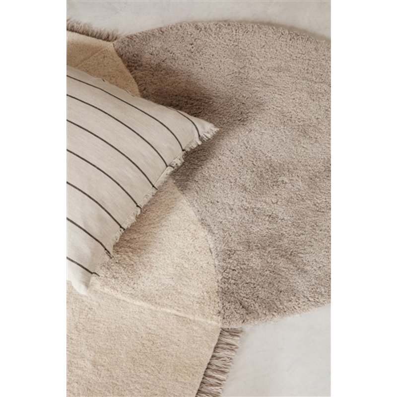 ferm LIVING-collectie View Tufted Rug - Beige