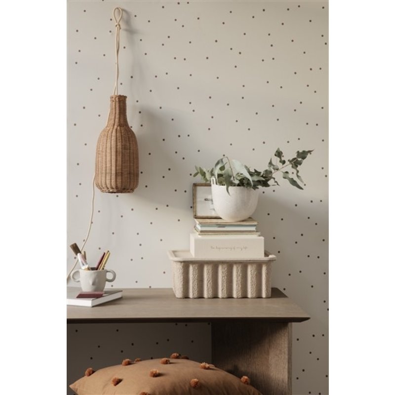 ferm LIVING-collectie Speckle Pot L Off-White