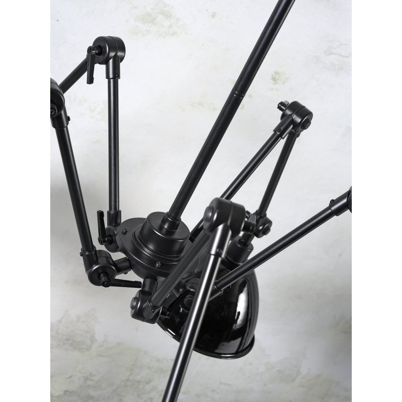 it's about RoMi-collectie Chandelier Amsterdam enamel shade black