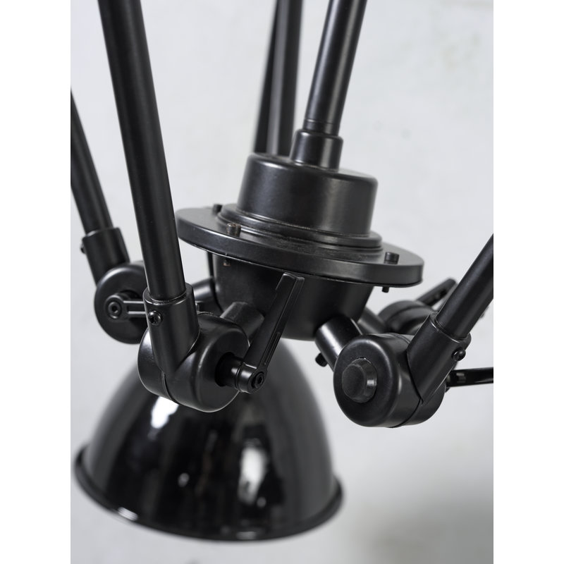 it's about RoMi-collectie Kroonluchter Amsterdam emaille kap zwart