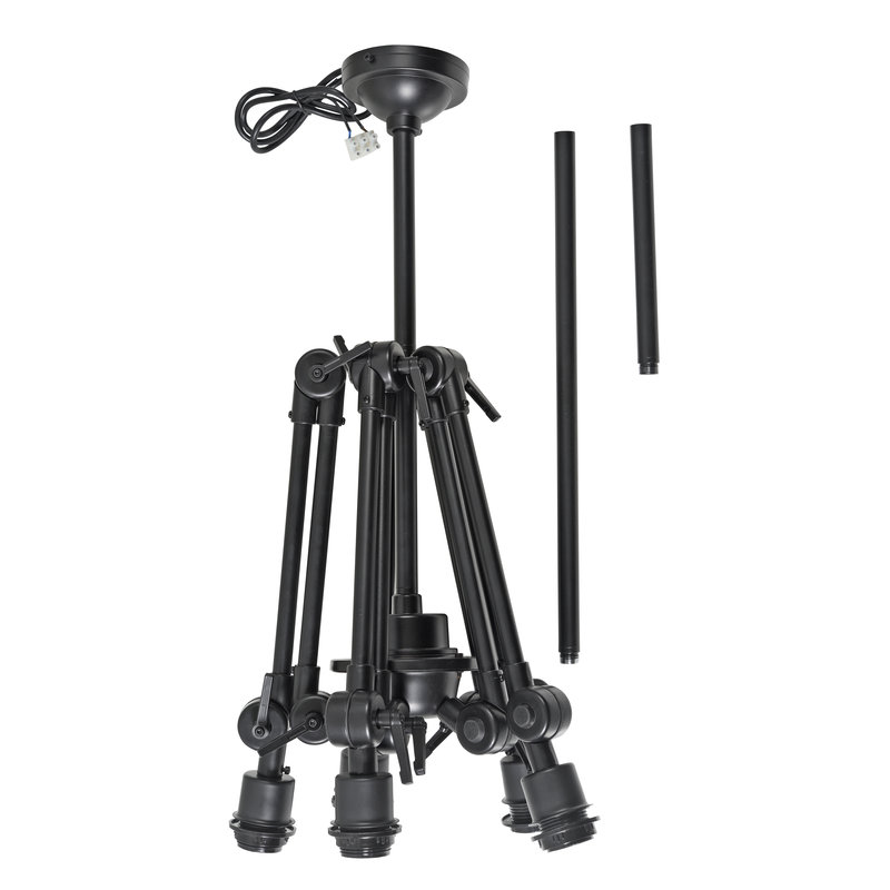 it's about RoMi-collectie Kroonluchter Amsterdam emaille kap zwart