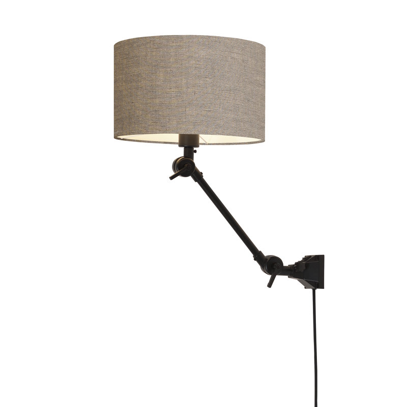it's about RoMi-collectie Wall lamp Amsterdam shade 3220 d.linen, S