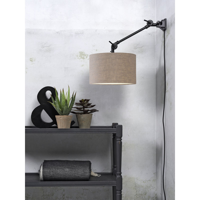 it's about RoMi-collectie Wall lamp Amsterdam shade 3220 d.linen, S