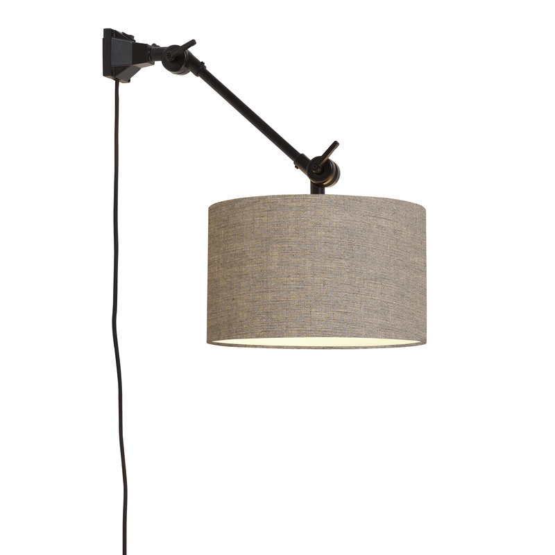 it's about RoMi-collectie Wandlamp Amsterdam kap 3220 d.linnen, S