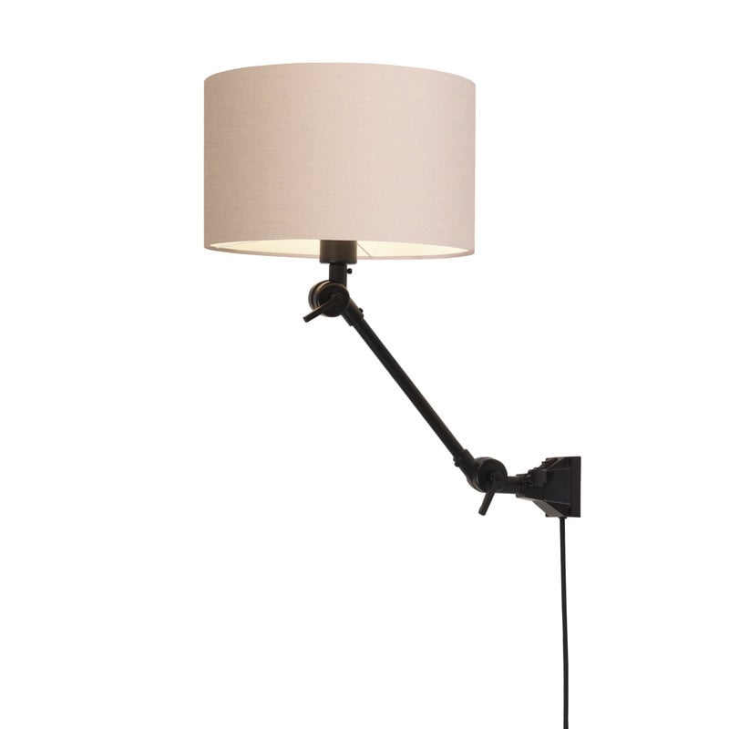 it's about RoMi-collectie Wandlamp Amsterdam kap 3220 taupe, S