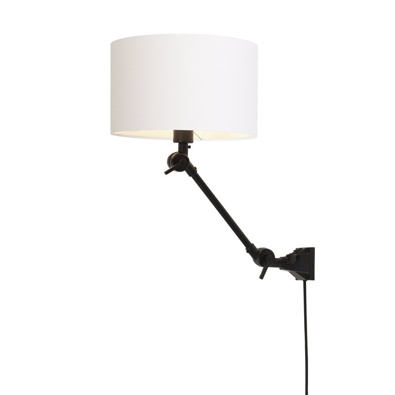 it's about RoMi-collectie Wall lamp Amsterdam shade 3220 white, S