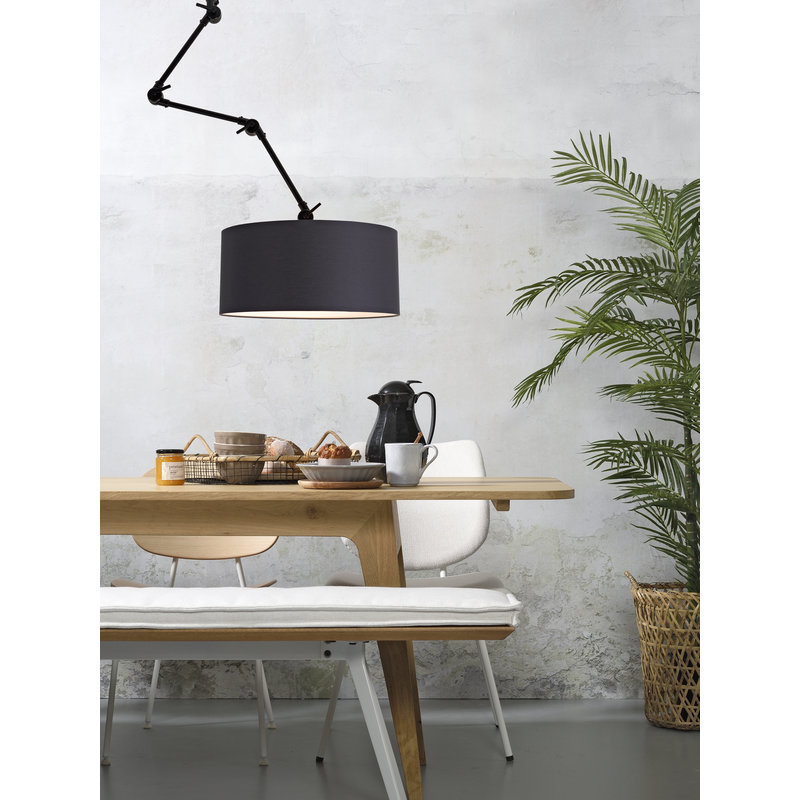 it's about RoMi-collectie Wall lamp Amsterdam shade 4723 black, L