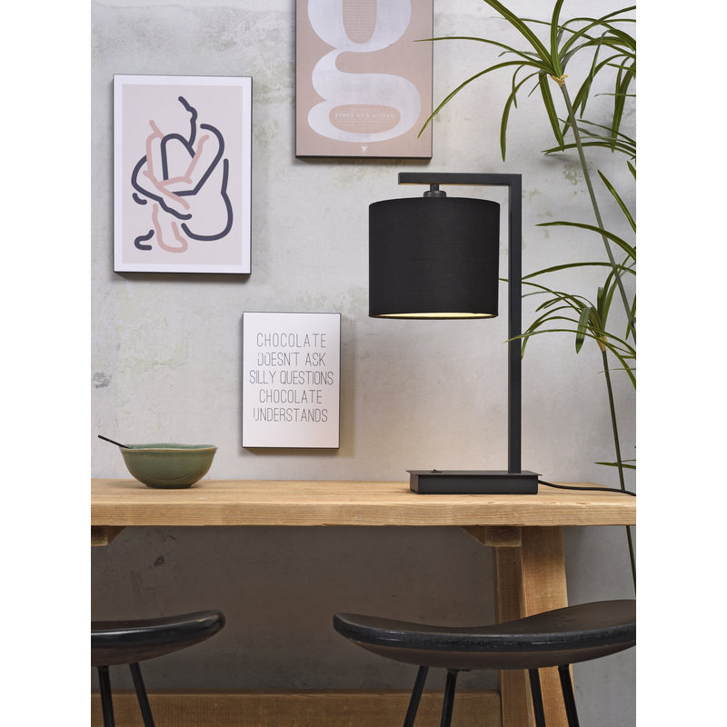 it's about RoMi-collectie Table lamp Boston shade 1815 black
