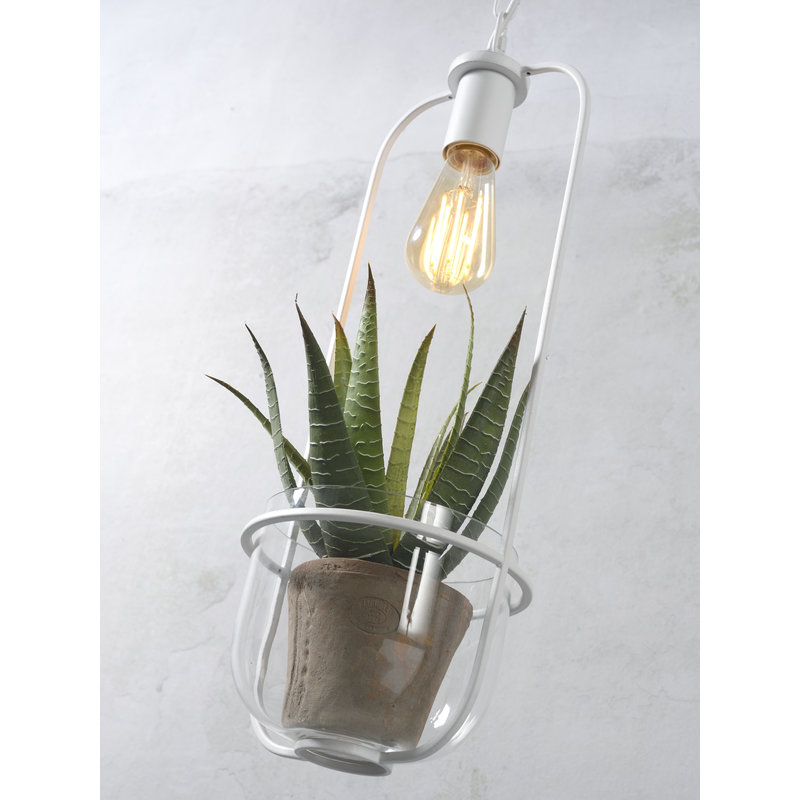 it's about RoMi-collectie Hanging lamp/plant holder Florence white
