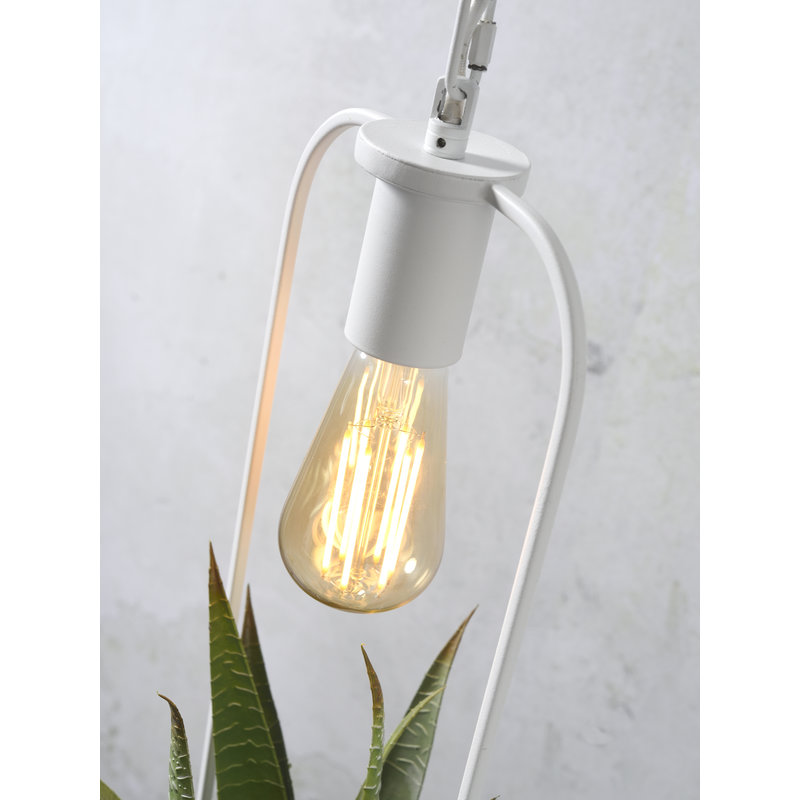 it's about RoMi-collectie Hanging lamp/plant holder Florence white