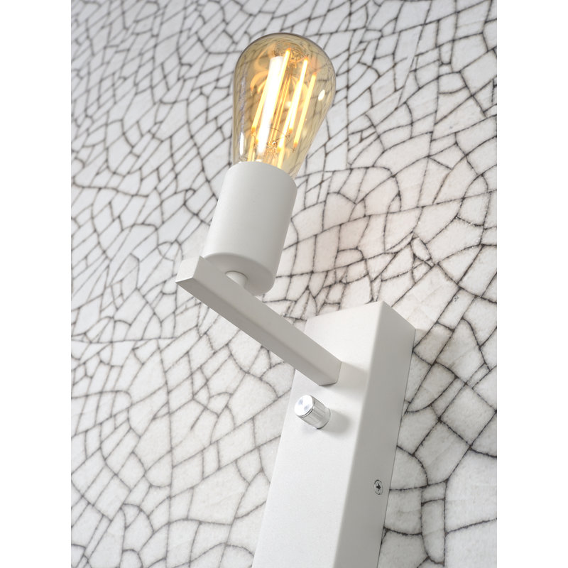 it's about RoMi-collectie Wall lamp Florence shelf+usb white