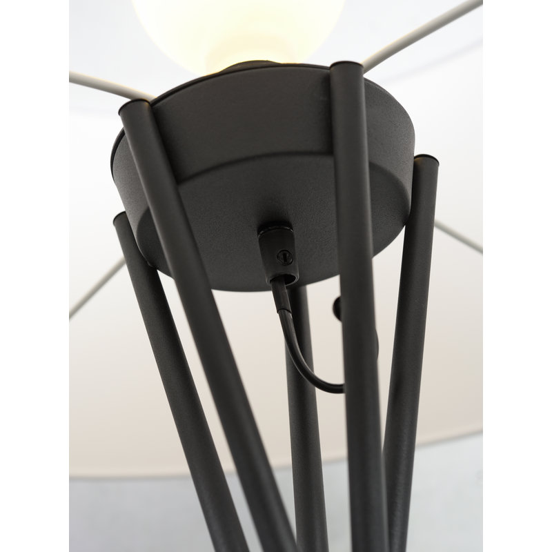 it's about RoMi-collectie Floor lamp Lima black/shade 6030 black