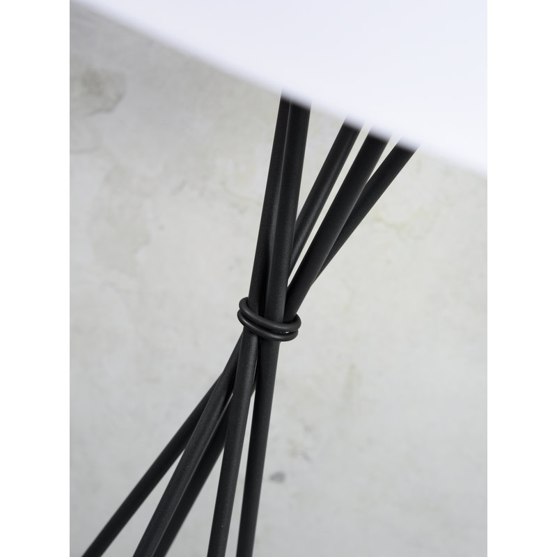 it's about RoMi-collectie Floor lamp Lima black/shade 6030 black