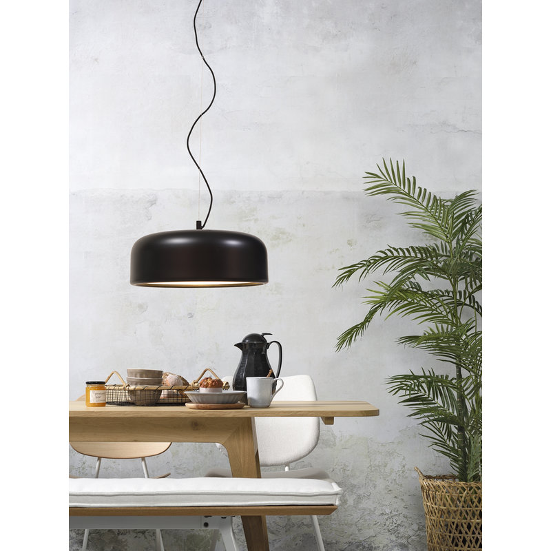 it's about RoMi-collectie Hanging lamp aluminum Marseille black